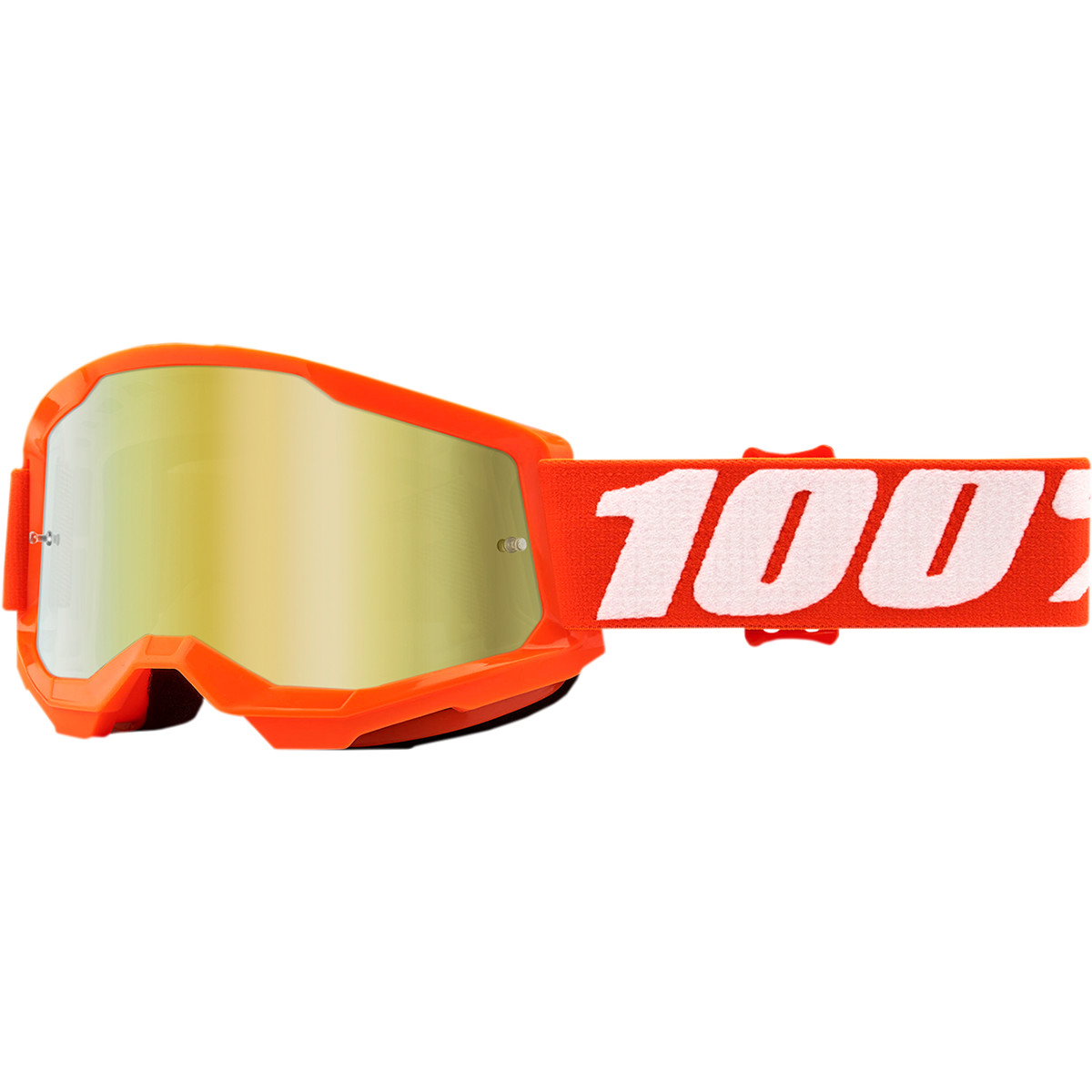 Strata 2 Junior Cross Brille i Orange med Guld Spejlglas