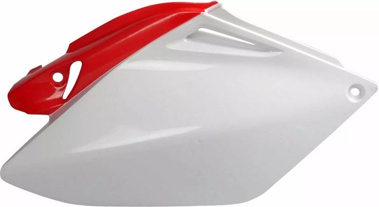 Rød Hvid Sidepanel til Honda CRF250R (06-09) - Kajs MC