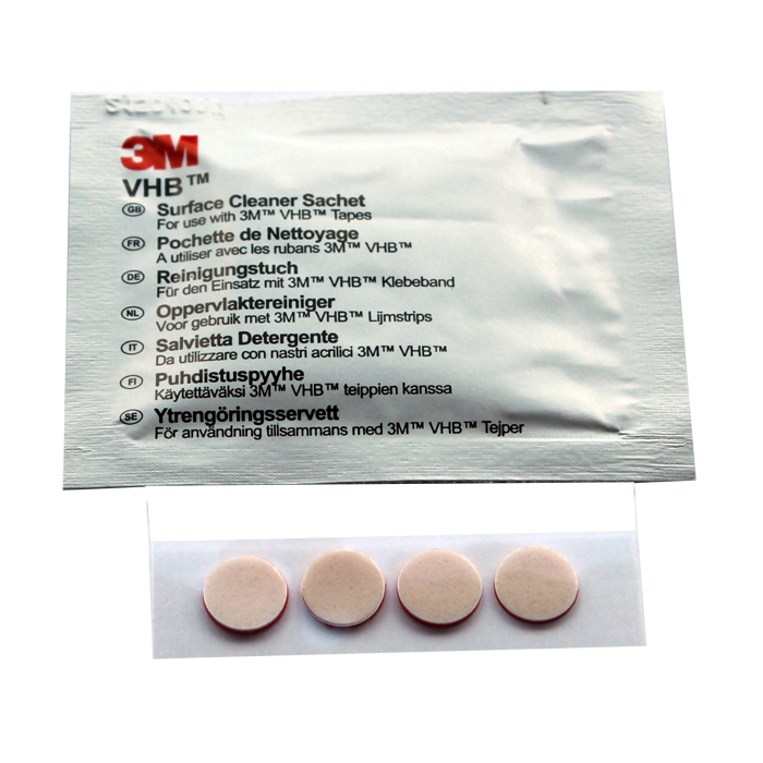 Klæbepude Parkone, Hvid