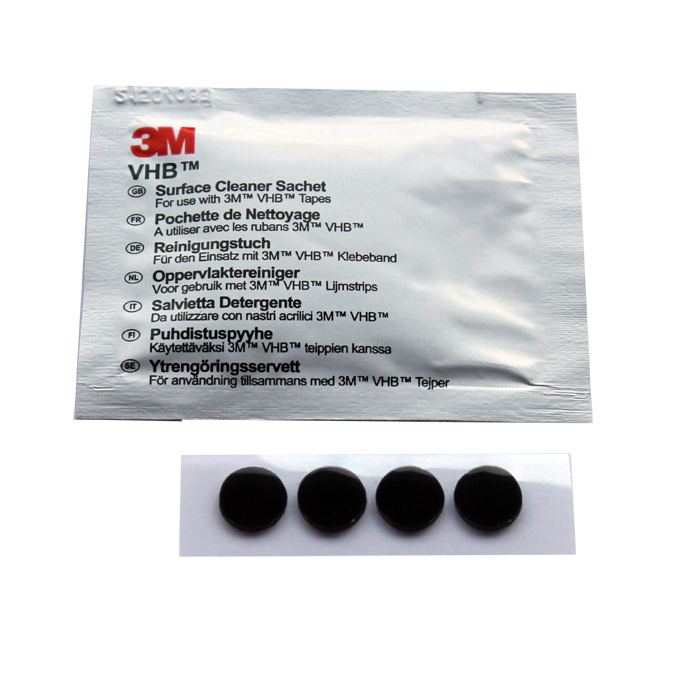 Klæbepude Parkone, Sort