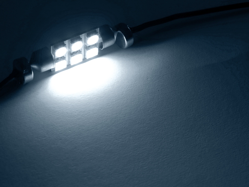 Pinolpære 12v 6ed 38 Mm   Xenon Hvid   1 Stk.