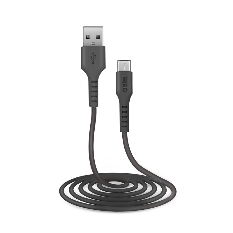 Sbs Micro Usb Kabel 2 Meter Sort