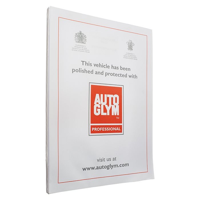 Printed Floor Mat 200 Stk. 49x36cm Papirrmåtte fra Autoglym
