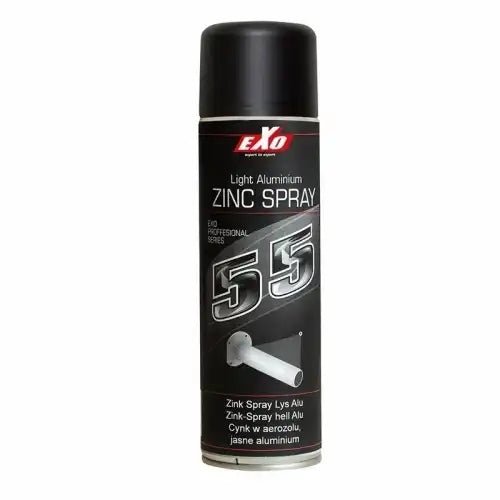 Exo 55 Zinc Spray Aluminium 500ml fra Greengoing